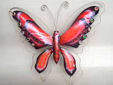 Bali Metal Handicrafts Butterfly Wall Decor