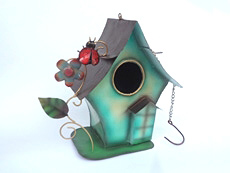 Balinese Wholesale Bird House Garden Decor and OrnamentsWholesale Bali Metal Crafts New Dog Mosquito Coil Holder