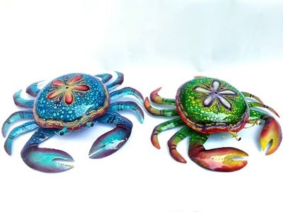 Balinese Wholesale Metal Handicrafts Crab Mosquito Coil Holder